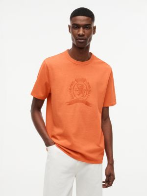 Talla L - Laurel Leaf Logo Garment Dyed T Shirt