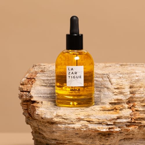 Lazartigue Huile des Rêves Nourishing Dry Oil for Hair, Adds Shine & Nourishment with Argan, Apricot & Camellia Oils, Vegan, Sulfate & Silicone Free