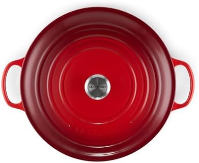 Le Creuset Enameled Cast Iron Signature Round Dutch Oven  13 25 qt   Cerise
