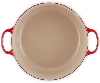 Le Creuset Enameled Cast Iron Signature Round Dutch Oven  13 25 qt   Cerise