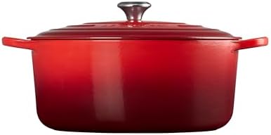 Le Creuset Enameled Cast Iron Signature Round Dutch Oven  13 25 qt   Cerise