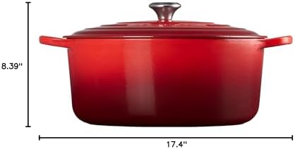 Le Creuset Enameled Cast Iron Signature Round Dutch Oven  13 25 qt   Cerise