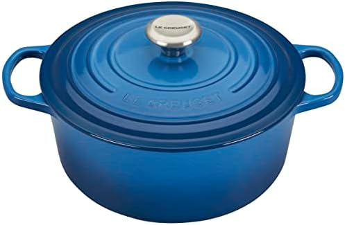 Le Creuset Enameled Cast Iron Signature Round Dutch Oven  13 25 qt   Cerise