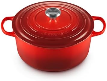 Le Creuset Enameled Cast Iron Signature Round Dutch Oven  13 25 qt   Cerise