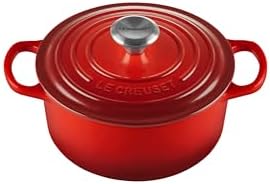 Le Creuset Enameled Cast Iron Signature Round Dutch Oven  13 25 qt   Cerise