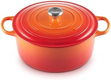 Le Creuset Enameled Cast Iron Signature Round Dutch Oven  13 25 qt   Cerise