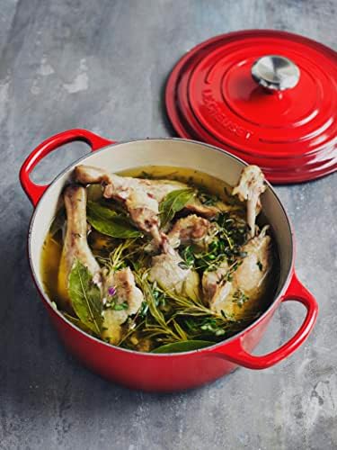 Le Creuset Enameled Cast Iron Signature Round Dutch Oven  13 25 qt   Cerise