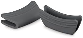 Le Creuset Silicone Set of 2 Handle Grips  5 x 2 1/2 Each  Cerise