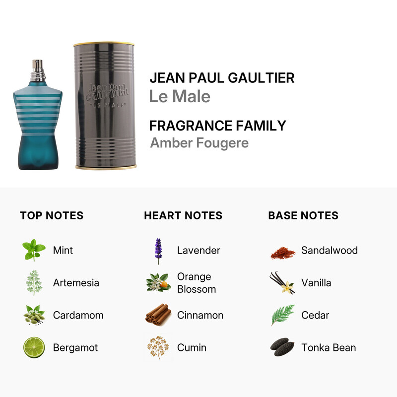 Le Male / J p g EDT Spray 4 2 oz  m