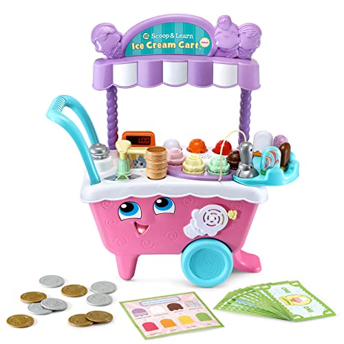 LeapFrog Scoop and Learn Ice Cream Cart Deluxe  Frustration Free Packaging   Pink