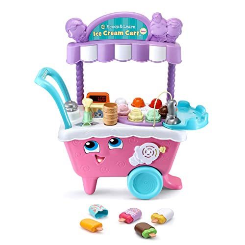 LeapFrog Scoop and Learn Ice Cream Cart Deluxe  Frustration Free Packaging   Pink