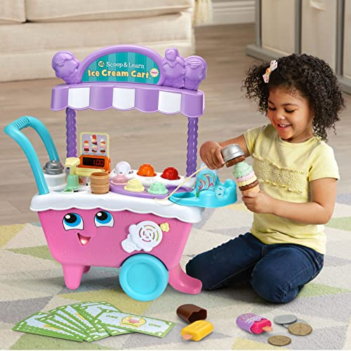 LeapFrog Scoop and Learn Ice Cream Cart Deluxe  Frustration Free Packaging   Pink