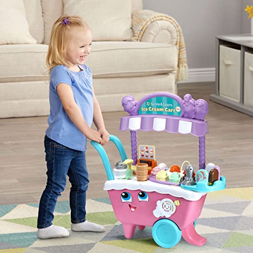 LeapFrog Scoop and Learn Ice Cream Cart Deluxe  Frustration Free Packaging   Pink
