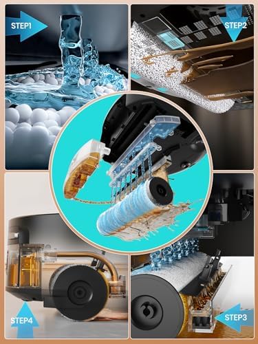 Lefant Robot Vacuum and Mop  20000Pa Strong Suction  Self Cleaning Roller Mop with Auto Drying  LiDAR Navigation & Obstacle Avoidance  Tangle Free Pet Hair  Slim  800ml Dustbin  5G WiFi  M210 Pro OMNI