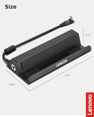 Legion Go USB C Hub Dock for Legion Go   6 in 1 Dock  Port Expansion  Charging  Video  Ethernet Support