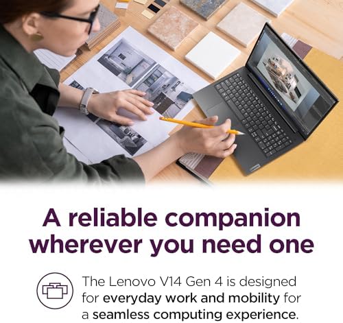 Lenovo 14 G4   Laptop for Business   Intel Core i7 13620H   14 FHD Display   8GB RAM  upgradable to 16GB    256GB Storage  upgradable to 1TB    Windows 11 Home   Thin & Portable   Business Black