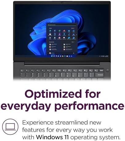 Lenovo 14 G4   Laptop for Business   Intel Core i7 13620H   14 FHD Display   8GB RAM  upgradable to 16GB    256GB Storage  upgradable to 1TB    Windows 11 Home   Thin & Portable   Business Black