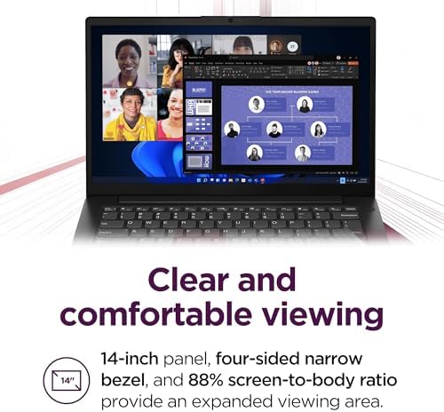 Lenovo 14 G4   Laptop for Business   Intel Core i7 13620H   14 FHD Display   8GB RAM  upgradable to 16GB    256GB Storage  upgradable to 1TB    Windows 11 Home   Thin & Portable   Business Black