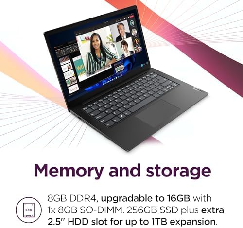 Lenovo 14 G4   Laptop for Business   Intel Core i7 13620H   14 FHD Display   8GB RAM  upgradable to 16GB    256GB Storage  upgradable to 1TB    Windows 11 Home   Thin & Portable   Business Black