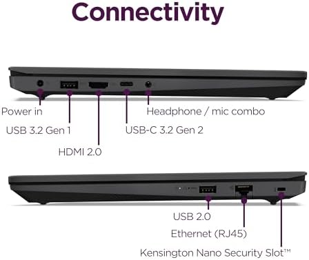 Lenovo 14 G4   Laptop for Business   Intel Core i7 13620H   14 FHD Display   8GB RAM  upgradable to 16GB    256GB Storage  upgradable to 1TB    Windows 11 Home   Thin & Portable   Business Black
