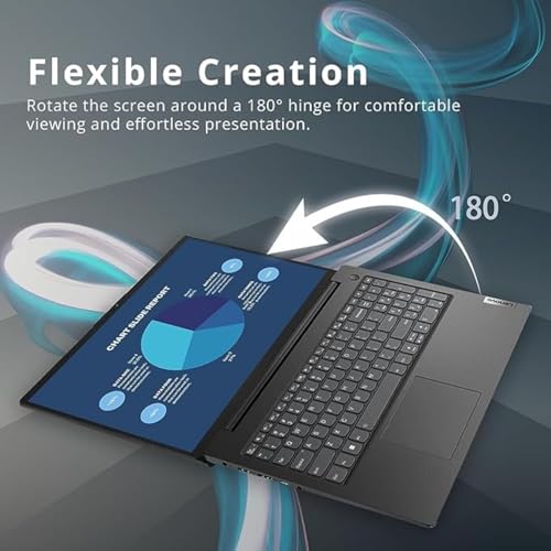 Lenovo Nueva computadora portátil comercial V15 2025 • Procesador Intel Celeron N5100 de 4 núcleos • 16 GB de RAM • SSD de 1 TB • Pantalla FHD de 15.6 (1920 x 1080) • Luz azul baja • Ethernet RJ-45