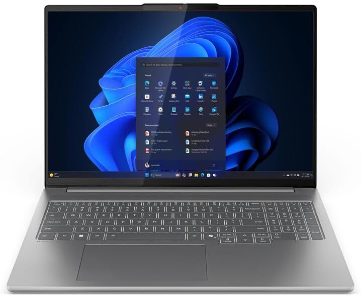 Lenovo 2026 Laptop   IdeaPad Pro 5   16 2880x1800   AMD 6 Core Ryzen AI 5 340   NVIDIA GeForce RTX 5050   16GB LPDDR5   512GB SSD   Windows 11 Home   Wi Fi 7   BT 5 4   Backlit KB   Webcam   Grey