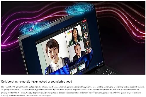 Lenovo Gen 11 ThinkPad X1 Carbon Laptop with Intel Core i7 1365U vPro Processor  14 WUXGA 100  sRGB Non Touch Display  32GB LPDDR5 RAM  1TB Gen4 Performance SSD  Thunderbolt  and Windows 11 Pro