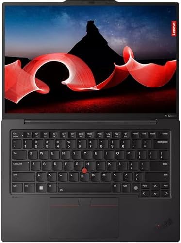Lenovo Gen 12 ThinkPad X1 Carbon Laptop with Intel Ultra 7 155H Processor  14 WUXGA 100  sRGB Touch Display  32GB DDR5 RAM  1TB Gen4 Performance SSD  FHD  IR  RGB Camera  and Windows 11 Pro