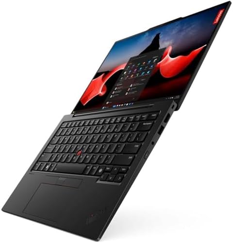Lenovo Gen 12 ThinkPad X1 Carbon Laptop with Intel Ultra 7 155H Processor  14 WUXGA 100  sRGB Touch Display  32GB DDR5 RAM  1TB Gen4 Performance SSD  FHD  IR  RGB Camera  and Windows 11 Pro