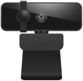 Lenovo HD 1080p Webcam  300 FHD   Black w/ 95  Wide Angle  360  Rotation Pan & Tilt  Dual Microphones  Privacy Shutter