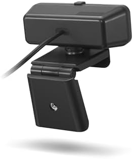 Lenovo HD 1080p Webcam  300 FHD   Black w/ 95  Wide Angle  360  Rotation Pan & Tilt  Dual Microphones  Privacy Shutter