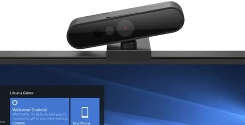 Lenovo HD 1080p Webcam  300 FHD   Black w/ 95  Wide Angle  360  Rotation Pan & Tilt  Dual Microphones  Privacy Shutter