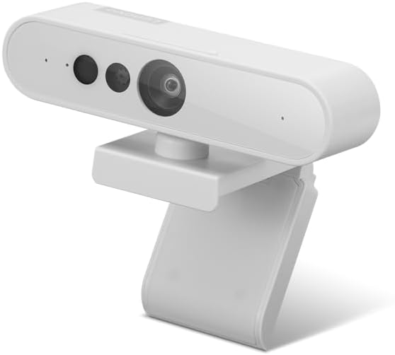 Lenovo HD 1080p Webcam  300 FHD   Black w/ 95  Wide Angle  360  Rotation Pan & Tilt  Dual Microphones  Privacy Shutter