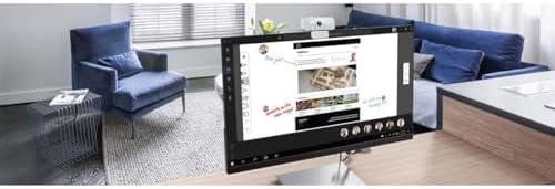 Lenovo HD 1080p Webcam  300 FHD   Black w/ 95  Wide Angle  360  Rotation Pan & Tilt  Dual Microphones  Privacy Shutter