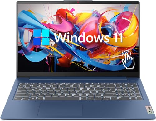 Lenovo IdeaPad 3 Laptop  15 6 FHD Touchscreen  Intel Core i5 1155G7  24GB RAM  1TB SSD  Webcam  HDMI  Wi Fi 6  Windows 11 Home  Blue