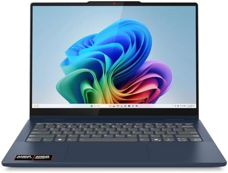 Lenovo IdeaPad 5 14AKP10 83KT002QUS 14 Touchscreen Convertible Copilot  PC 2 in 1 Notebook   WUXGA   60 Hz   AMD Ryzen AI 5 340 16 GB   1 TB SSD   English Keyboard   Cosmic Blue   AMD Chip   1920 x