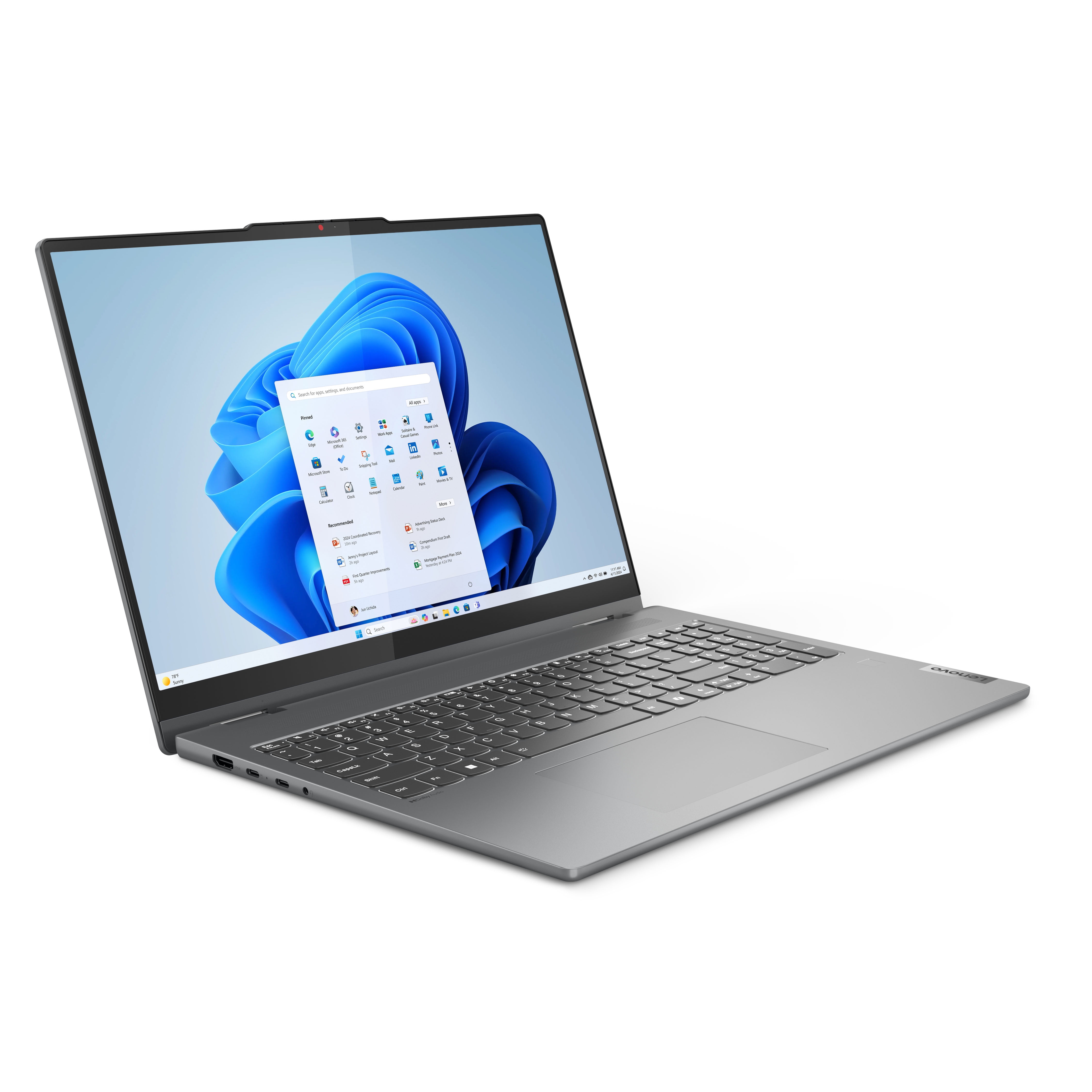 Lenovo IdeaPad 5 16" Touchscreen 2 in 1 Laptop   Ryzen 7  16GB  1TB SSD  83DS0056US