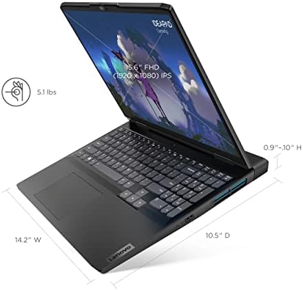 Lenovo IdeaPad Gaming 3i   2022   Everyday Gaming Laptop   NVIDIA GeForce RTX 3050Ti Graphics   15 6 FHD Display   8GB Memory   512GB Storage   Intel i7 12th Gen   Onyx Grey