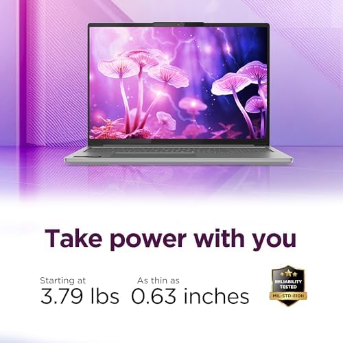 Lenovo IdeaPad Pro 5 2025   16 OLED 2880 x 1800 120Hz Display   16GB Memory   1 TB Storage   Ryzen AI 7 350   NVIDIA GeForce RTX5050   Windows 11 Home   Luna Grey