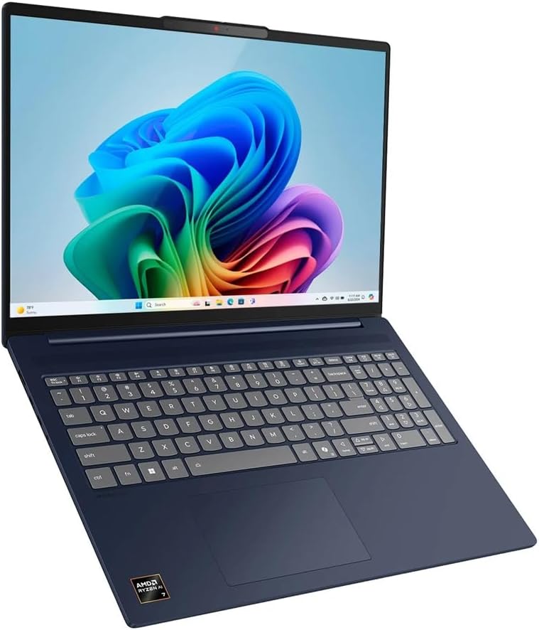 Lenovo IdeaPad Slim 5 Laptop: 16" FHD+ Touch, Ryzen AI 7 350 (8-Core) Procesador 16" 1920x1200 Pantalla táctil 16GB DDR5 1TB M.2 TLC Unidad de estado sólido