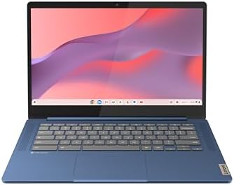 Lenovo IdeaPad Slim 3 Chromebook   2024   Lightweight Laptop   Waves MaxxAudio  Speakers   14 HD Display   720p Camera   4GB Memory   64GB Storage   MediaTek Kompanio 520   Abyss Blue