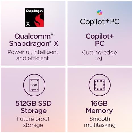 Lenovo IdeaPad Slim 3X   2025   Everyday AI Laptop   Copilot  PC   15 3 WUXGA Display   16 GB Memory   512 GB Storage   Snapdragon  X   Luna Grey