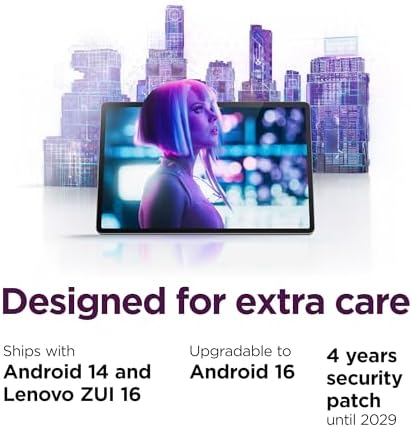 Lenovo Idea Tab Pro with Google Gemini   Student Tablet   12 7  3K LCD Display   8 GB Memory   128 GB Storage   MediaTek Dimensity 8300   Includes Pen and Folio Case