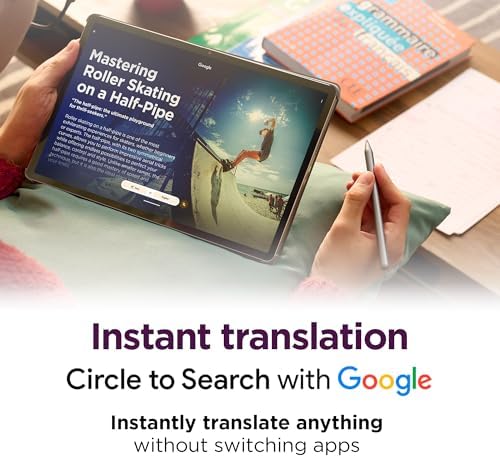 Lenovo Idea Tab Pro with Google Gemini   Student Tablet   12 7  3K LCD Display   8 GB Memory   128 GB Storage   MediaTek Dimensity 8300   Includes Pen and Folio Case