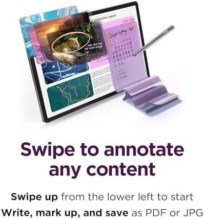 Lenovo Idea Tab Pro with Google Gemini   Student Tablet   12 7  3K LCD Display   8 GB Memory   128 GB Storage   MediaTek Dimensity 8300   Includes Pen and Folio Case