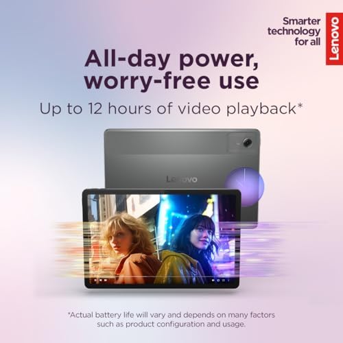 Lenovo Idea Tab   College Tablet   11  2 5K IPS Touchscreen Display   90Hz   MediaTek Dimensity 6300 8 GB Memory   256 GB Storage   Integrated Arm Mali G57 MC2   Tab Pen and Folio Case
