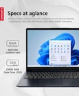 Lenovo Ideapad 1 15 6" FHD  Laptop Touch Ryzen 5 7520U 8GB RAM 256GB Storage