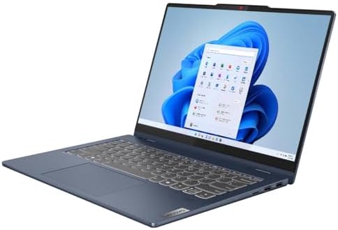 Lenovo Ideapad 5 14 2 in 1 Touchscreen Laptop   AMD Ryzen 7 8840HS   WUXGA  1920 x 1200    Windows 11 1TB SSD M 2 2242 16GB LPDDR5x 6400   Backlit Keyboard   Fingerprint Reader