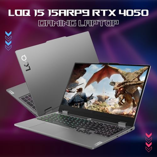 Lenovo LOQ 15 15ARP9 RTX 4060 Gaming Laptop  15 6 FHD 144Hz  AMD Ryzen 7 7435HS  NVIDIA RTX 4060  64GB DDR5 RAM  2TB SSD  Backlit KB  RJ 45  Bundle with PCO Laptop Cooler