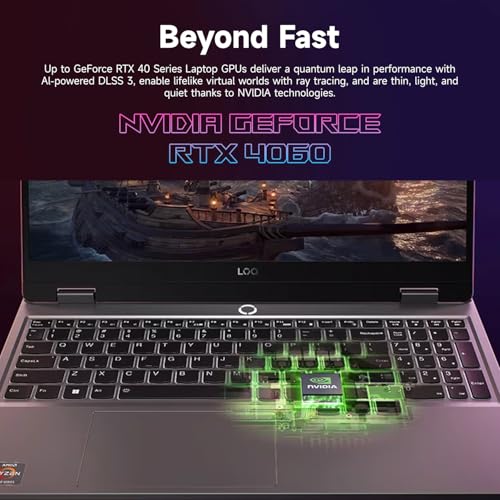 Lenovo LOQ 15 15ARP9 RTX 4060 Gaming Laptop  15 6 FHD 144Hz  AMD Ryzen 7 7435HS  NVIDIA RTX 4060  64GB DDR5 RAM  2TB SSD  Backlit KB  RJ 45  Bundle with PCO Laptop Cooler